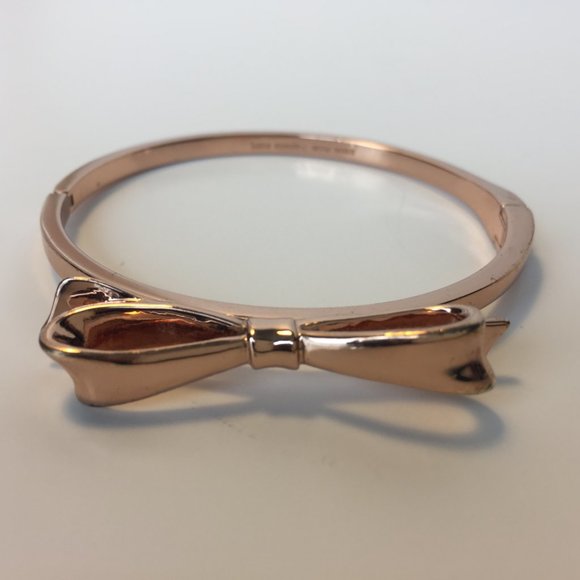 KATE SPADE Rose Gold 'Love Notes' Bangle Bracelet - Picture 3 of 8